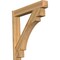 Ekena Millwork Merced Craftsman Rough Sawn Outlooker, Western Red Cedar, 8"W x 48"D x 48"H OUT08X48X48MRC04RWR - alternate 1